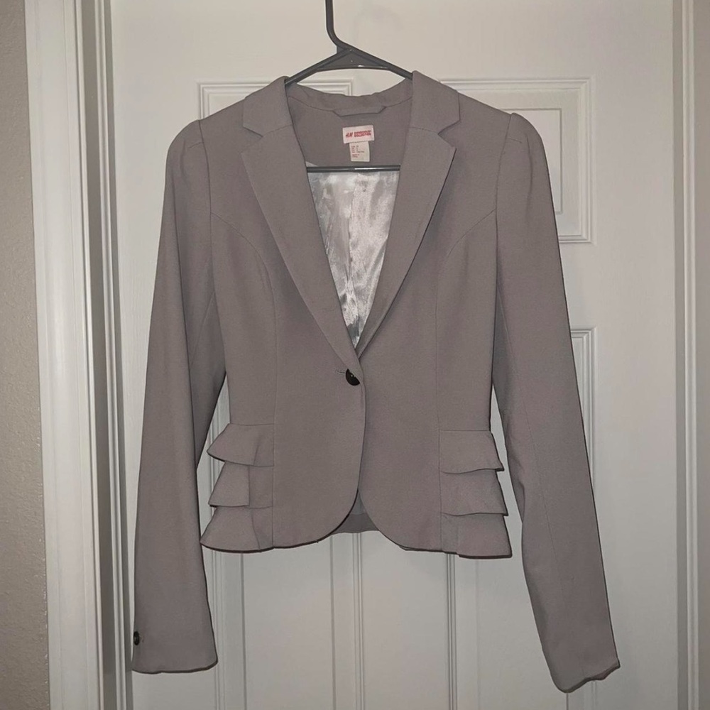 like new xsmall grey H&M blazer